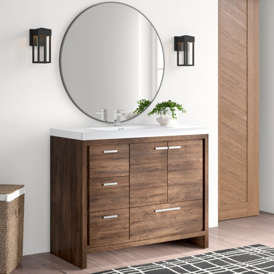 Modern Single Bathroom Vanities Allmodern